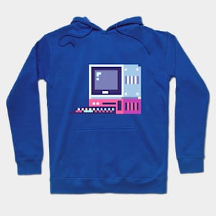 Pixel Art Retro Computer Hoodie